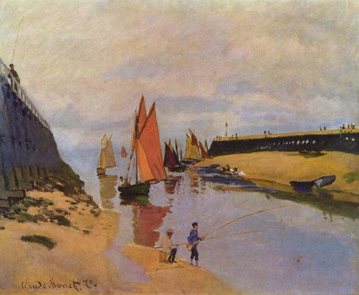 Claude Monet Hafen von Trouville